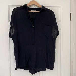 Gauzy universal thread tee